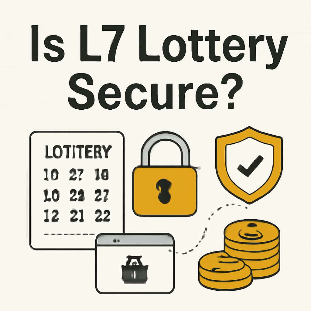 An educational diagram on L7 Lottery application security.