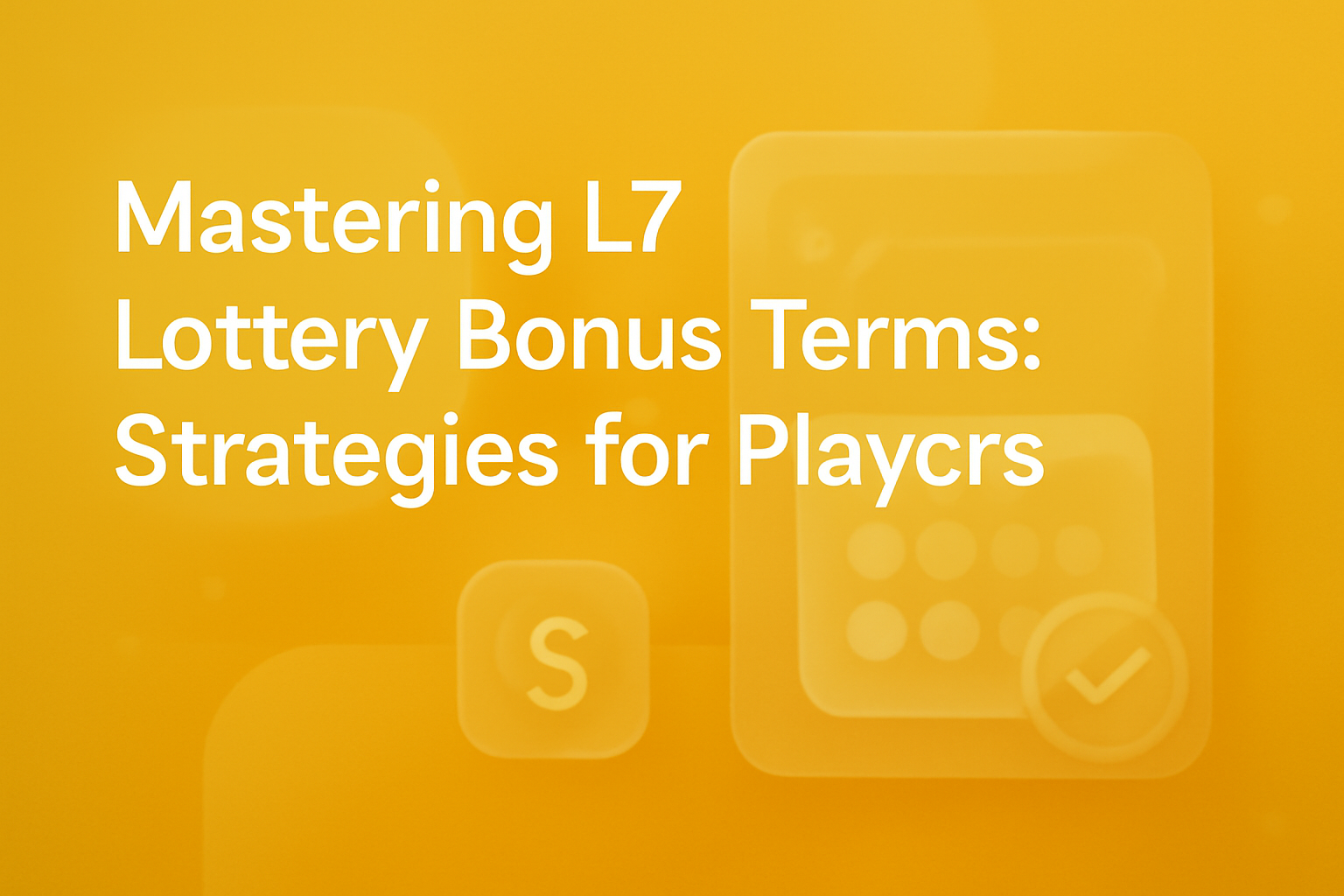 An informational graphic representing the L7 Lottery Compatibility Guide.