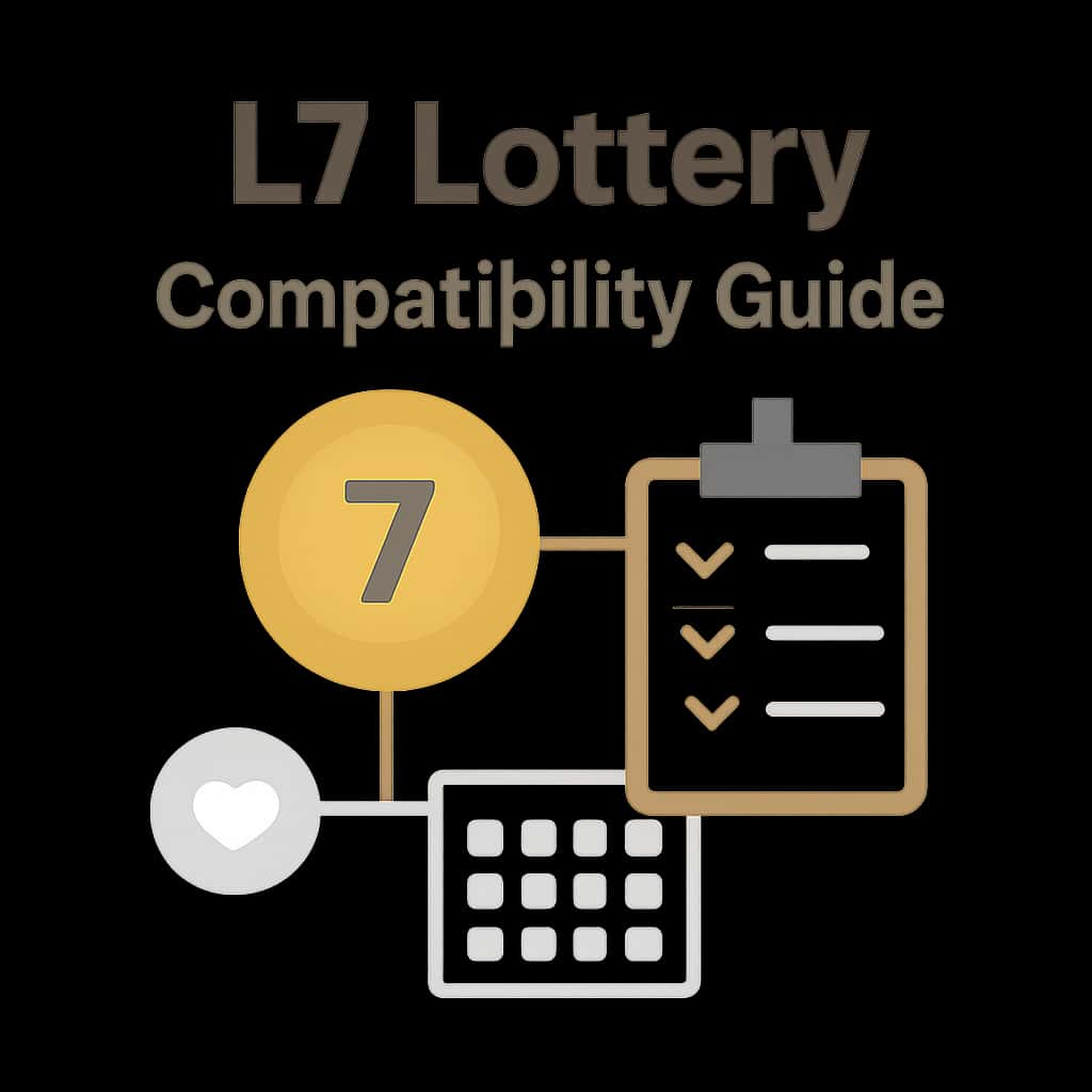 An educational diagram illustrating key aspects of the L7 Lottery Compatibility Guide.