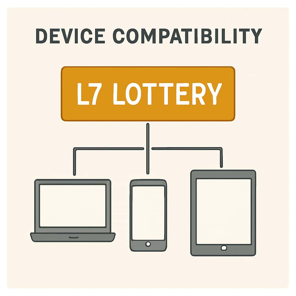 Illustration of device compatibility requirements for L7 Lottery.