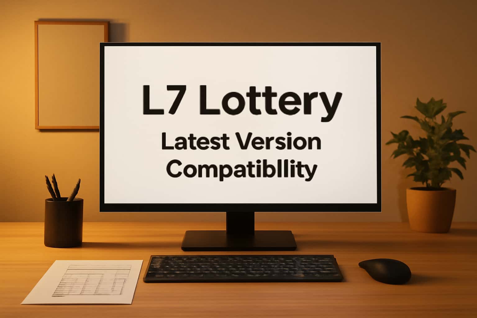 An informative visual representation of L7 Lottery compatibility information.