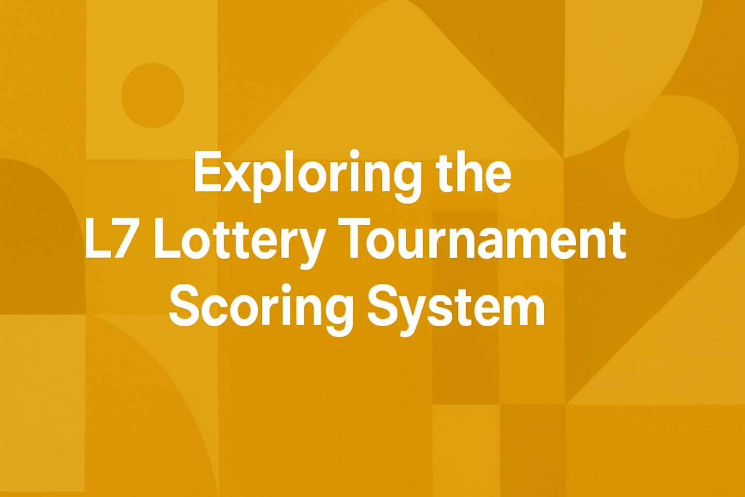 An informational scene depicting the security features of the L7 Lottery app.