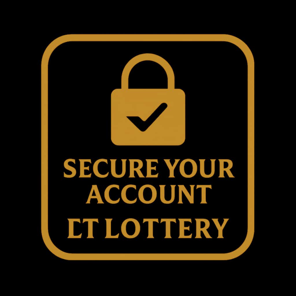 Icon representing the L7 Lottery account security guidance.