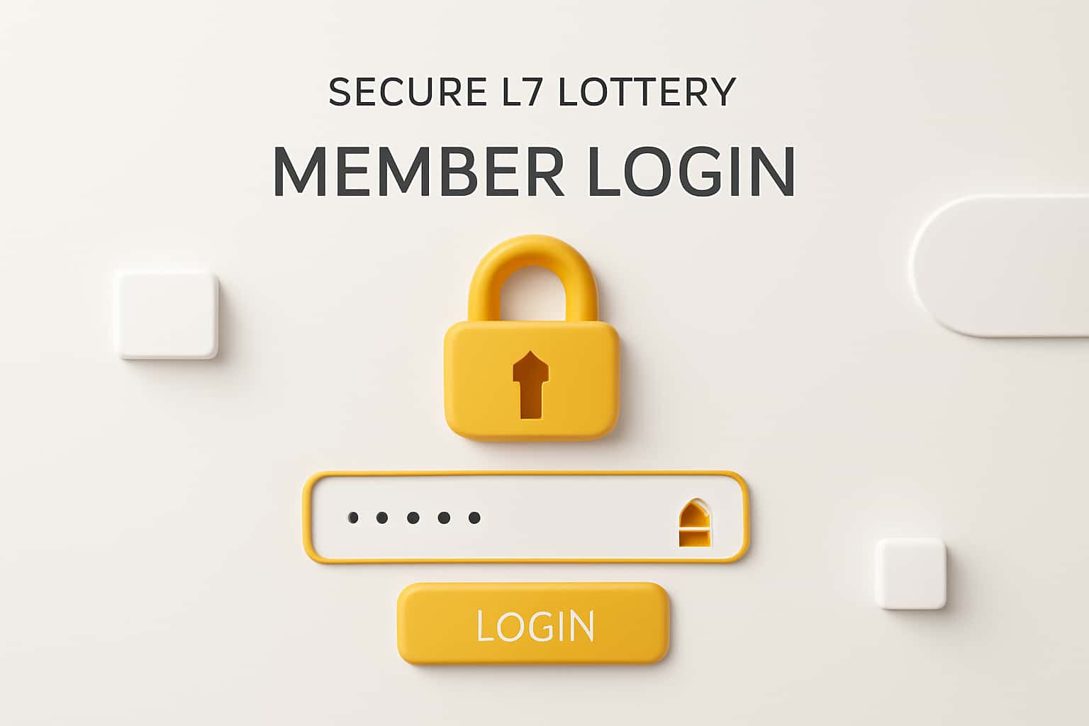 Secure L7 Lottery Member Login Interface